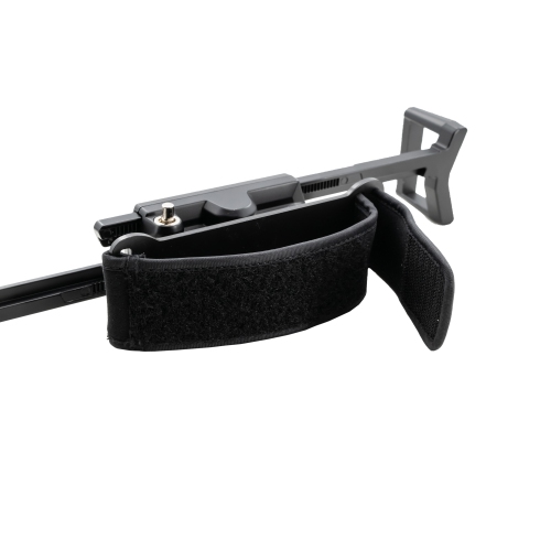 CTA Digital Adjustable Anti-Theft Security Grip with Hand Strap for 17.78-cm to 33.02-cm (13-in) Tablets - Black