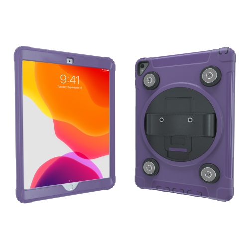 CTA Digital Magnetic Splash-Proof Case with Metal Mounting Plates for iPad 7th and 8th Gen 10.2-in, iPad Air 3 and iPad Pro 10.5-in - Purple