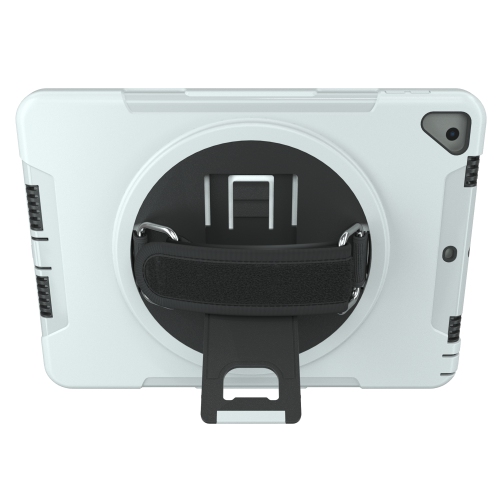 CTA Digital Protective Case with Built-in 360-degree Rotatable Grip Kickstand for iPad 7th and 8th Gen 10.2-in, iPad Air 3 and iPad Pro 10.5-in -