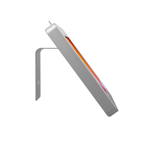 CTA Digital VESA Compatible Curved Stand and Wall Mount for Paragon Tablet Enclosures - Silver