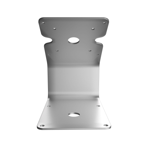 CTA Digital VESA Compatible Curved Stand and Wall Mount for Paragon Tablet Enclosures - Silver