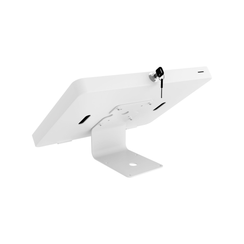 CTA Digital VESA Compatible Curved Stand and Wall Mount for Paragon Tablet Enclosures - White