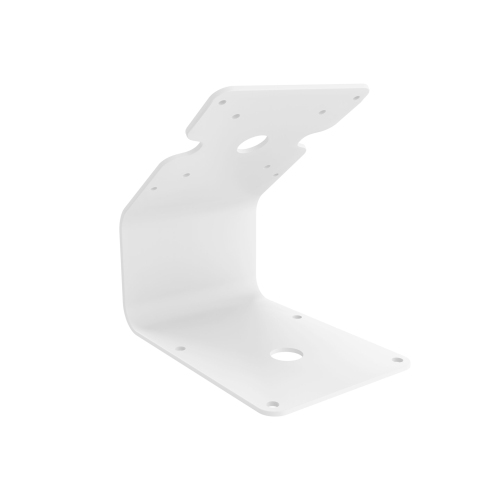 CTA Digital VESA Compatible Curved Stand and Wall Mount for Paragon Tablet Enclosures - White
