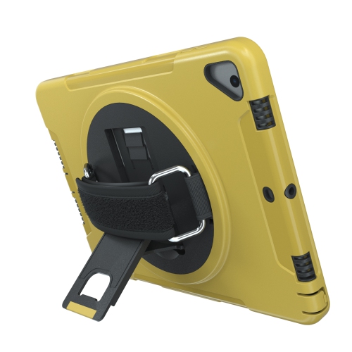 CTA Digital Protective Case with Built-in 360-degree Rotatable Grip Kickstand for iPad 7th and 8th Gen 10.2-in, iPad Air 3 and iPad Pro 10.5-in -