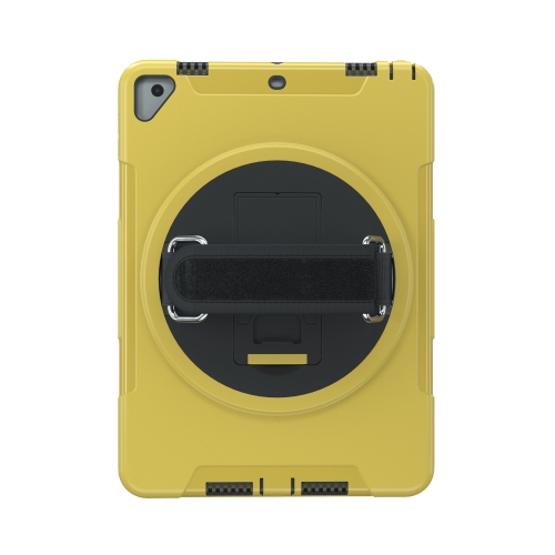 CTA Digital Protective Case with Built-in 360-degree Rotatable Grip Kickstand for iPad 7th and 8th Gen 10.2-in, iPad Air 3 and iPad Pro 10.5-in -