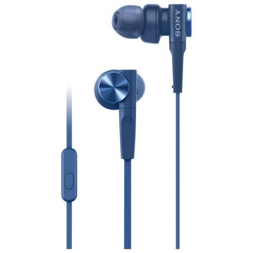 Sony MDR-XB55AP In-Ear Sound Isolating Headphones - Blue
