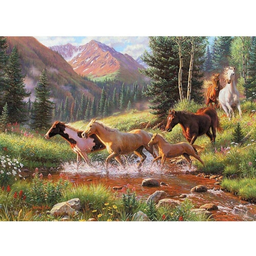 JACK PINE  1000 Piece Puzzle (Mountain Thunder)