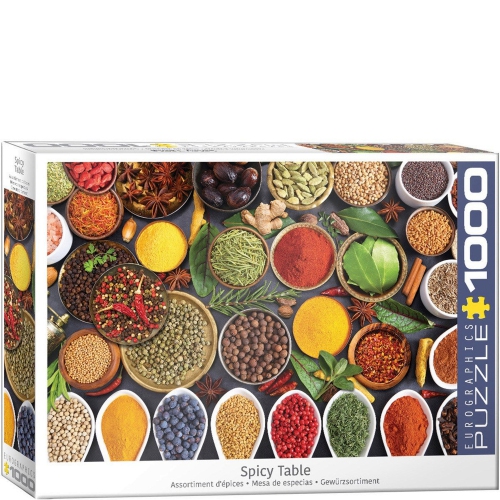 EUROGRAPHICS  1000 Piece Puzzle (Spicy Table)