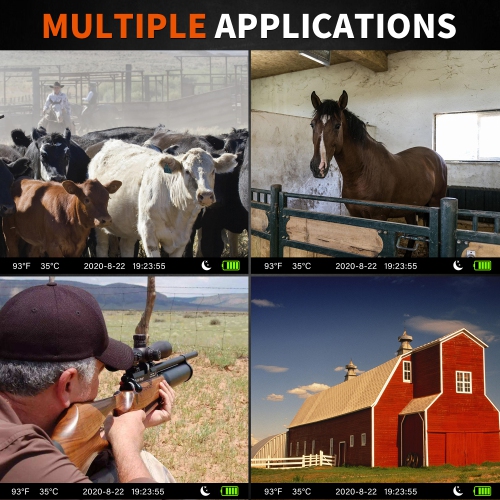 Rexing Woodlens H6 Trail Camera with Dual Lens Night Vision Recording - Green