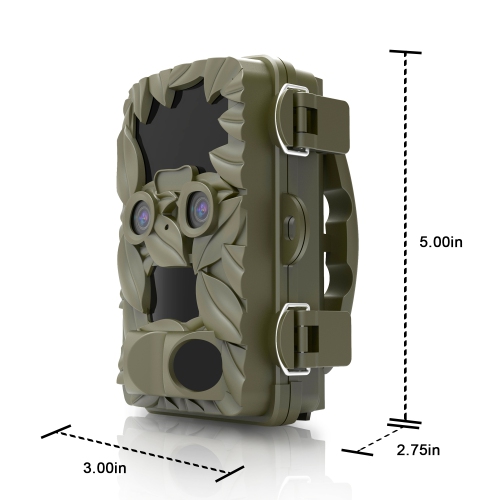 Rexing Woodlens H6 Trail Camera with Dual Lens Night Vision Recording - Green