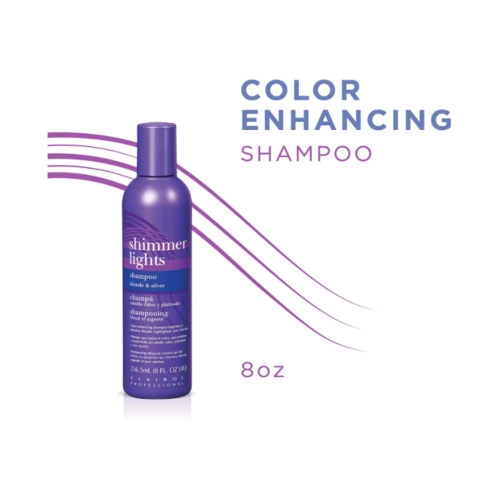 Clairol Shimmer Lights Shampoo, Blonde & Silver, 8oz