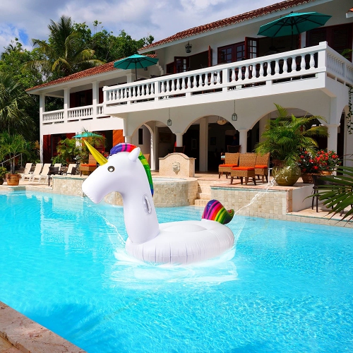 Unicorn Inflatable Party Tube Float