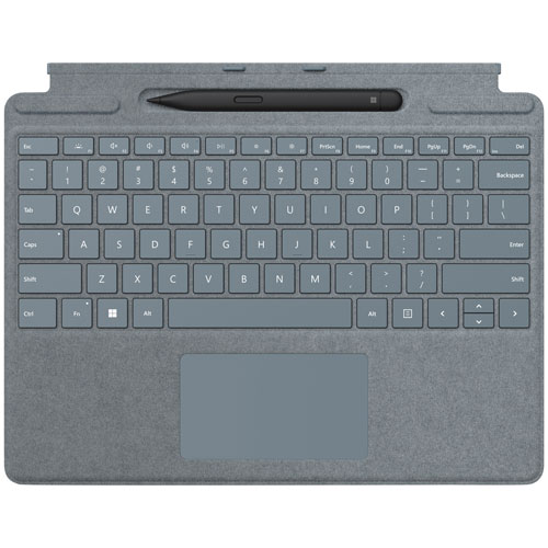 Microsoft Surface Pro Signature Keyboard with Slim Pen 2 - Ice Blue - English