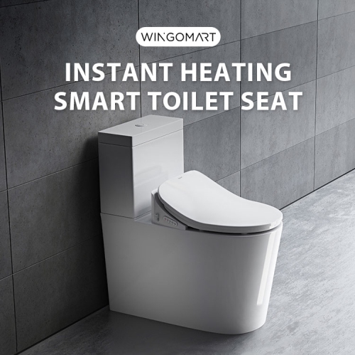 KIKO 55 Functions Premium Electric Elongated Toilet Bidet Seat with Wireless  Remote 