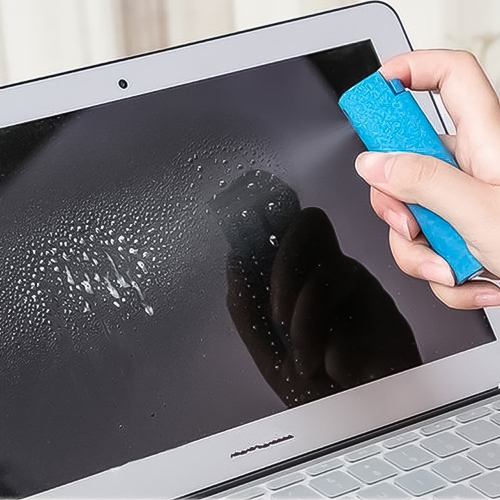 Screen Cleaner - Spray + Microfiber Body + 2X Refills - Innovative Cleaning Solution - On The Go Screen Cleaner - Blue - TRX-SCB-01