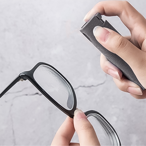 Screen Cleaner - Spray + Microfiber Body + 2X Refills - Innovative Cleaning Solution - On The Go Screen Cleaner - Gray - TRX-SCB-02