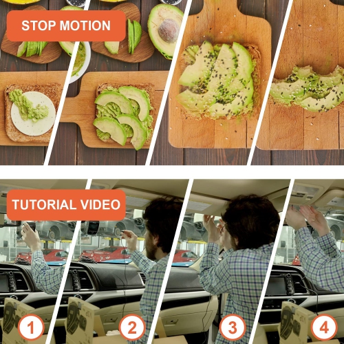 Rexing TL1 Time-Lapse Camera 1080P Full HD Video with 2.4" LCD -Black