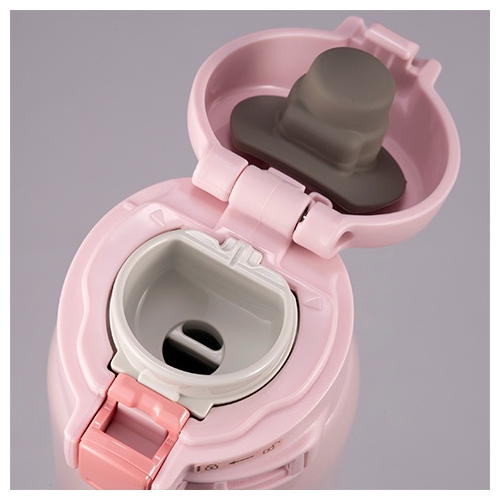 Tasse en acier inoxydable, 12 oz, rose perle