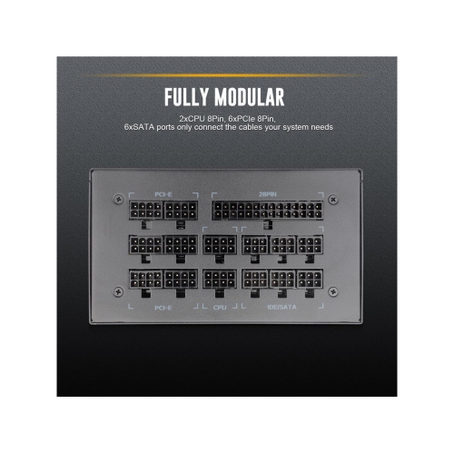 Segotep 1000W Power Supply Fully Modular 80+ Gold PSU with 140mm Dbb Smart Fan