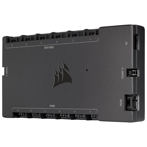 Contrôleur de ventilateur iCUE Commander Core XT de Corsair