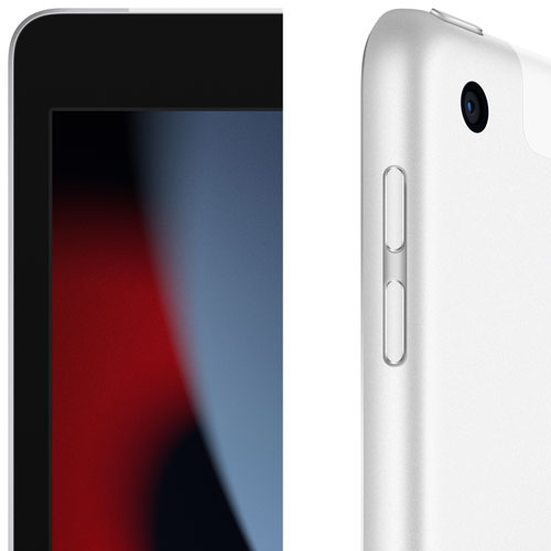 iPad 10,2 po 256 Go avec Wi-Fi et 4G LTE d'Apple (9e génération) offert par Fido - Argenté