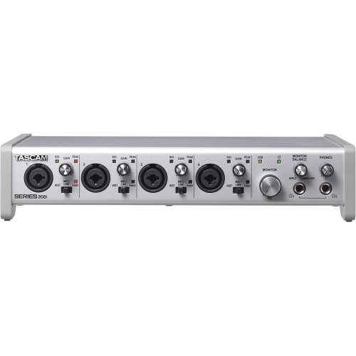 Interface audio/MIDI USB à 208i 20 ENTRÉES/8 SORTIES TASCAM Series
