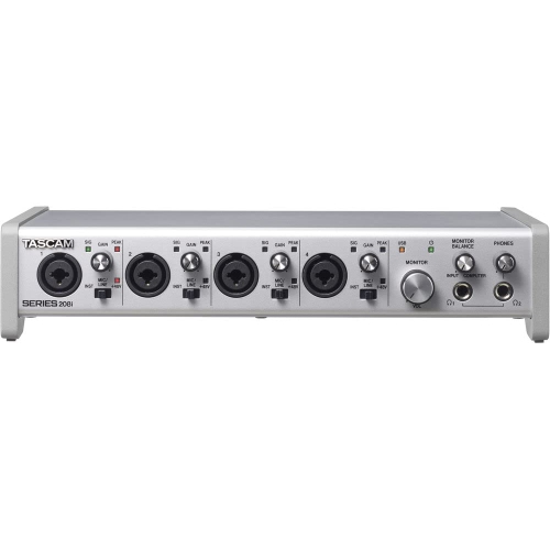 Interface audio/MIDI USB à 208i 20 ENTRÉES/8 SORTIES TASCAM Series