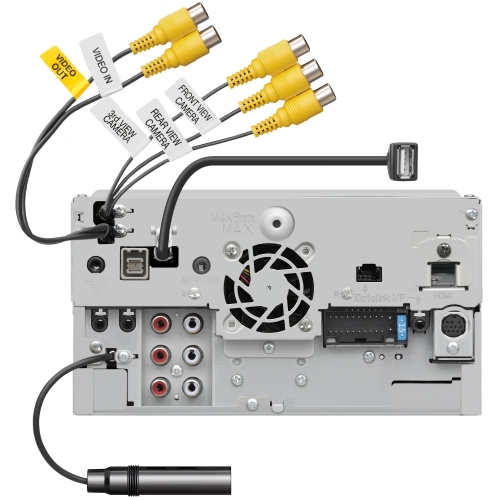 JVC KW-Z1000W Floating 10" Digital Media Receiver with Apple CarPlay and Android Auto(