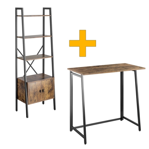 Boost Industries DF-8040F Workstation and DL-13 Ladder Shelf Set