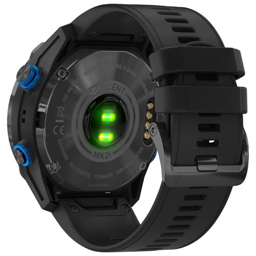 Montre intelligente Bluetooth de 52 mm Descent Mk2i Dive de Garmin pour la plongée - Gris carbone titane