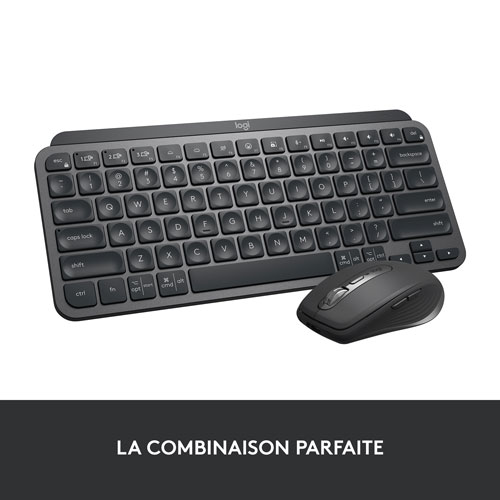 Logitech MX Keys Mini Bluetooth Backlit Ergonomic Keyboard - Black