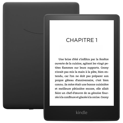 Liseuse numérique à écran tactile 6 po 8 Go Kindle Paperwhite d'Amazon - Noir