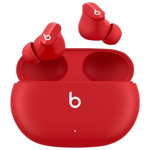 Refurbished - Beats By Dr. Dre Studio Buds In-Ear Noise Cancelling Truly Wireless Headphones - Red