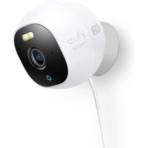 Image 1 de 3.. eufy All-in-One Outdoor Security Camera with 2K Resolution, Spotlight, Color Night Vision