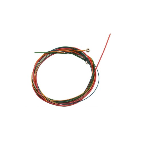 6pcs/set Rainbow Colorful Guitar Strings for Folk Acoustic Guitar Parts