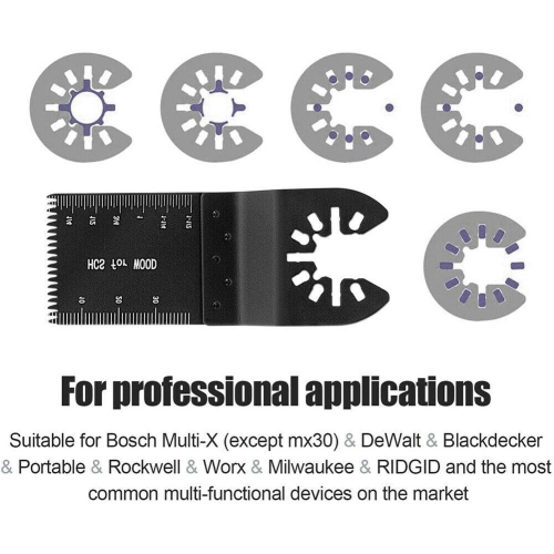 20pcs Universal Oscillating Saw Blades Power Tool for Wood Metal Cutting