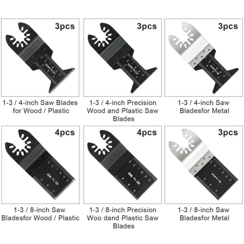 20pcs Universal Oscillating Saw Blades Power Tool for Wood Metal Cutting