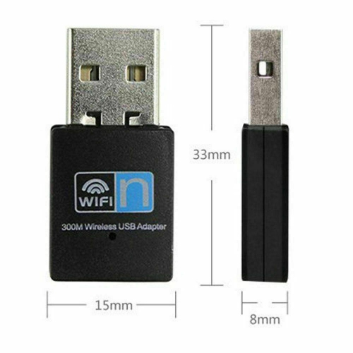 300Mbps Wireless USB Wifi Adapter for Desktops Laptops Windows 802.11 n/g/b