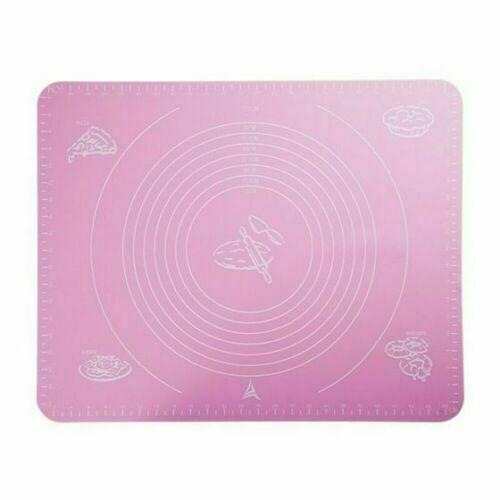 Grand tapis roulant en silicone antiadhésif pour fondant à pâte à modeler