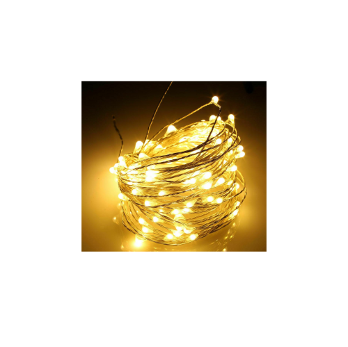 LED Battery Powered Copper Wire String Fairy Christmas Party Lights Warm White