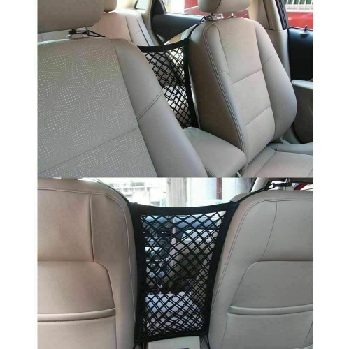 Car Mesh Organizer 3-Layer Dog Net for Car Between Seats Barrier SUV Car Truck