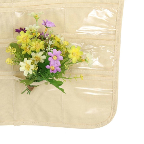 80 Pocket Jewelry Hanging Storage Organizer Holder Earring Bag