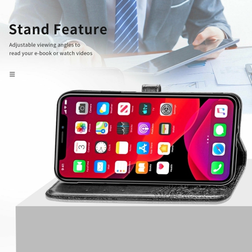 Étui portefeuille pour Samsung Galaxy S21 Motif mandala vert Étui à rabat avec porte-cartes et dragonne Cuir synthétique Magnétique -Gris