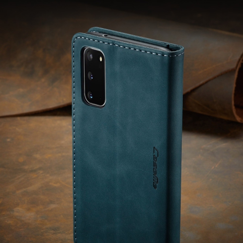 Étui protecteur rabat magnétique en cuir de CaseMe, style sac à main avec carte d'identité et fentes pour cartes de crédit pour Samsung Galaxy S21 -