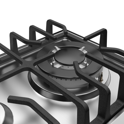 Empava 12 in. Gas Stove Cooktop 2 Italy Sabaf Sealed Burners NG/LPG Convertible in Stainless Steel