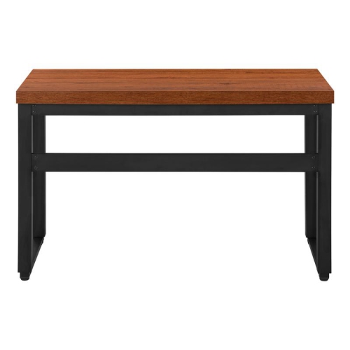 Computer Desk Standing Adjustable 48"L Work Laptop Metal Brown