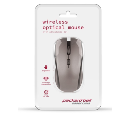 Packard Bell 2.4g Wireless Mouse, Gray