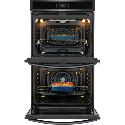Frigidaire Gallery 30" 10.6 Cu. Ft. Double Electric Wall Oven (GCWD3067AD) - Black Stainless