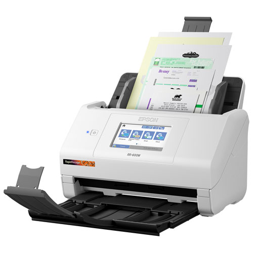 Epson RapidReceipt RR-600W Wireless Receipt & Document Scanner