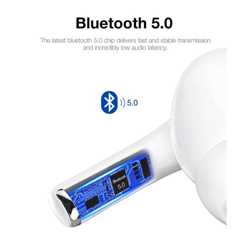 Wireless Bluetooth 5.0 Headphone Bluetooth Earphone Earbuds Headset with Charging Box for IPhone Android White